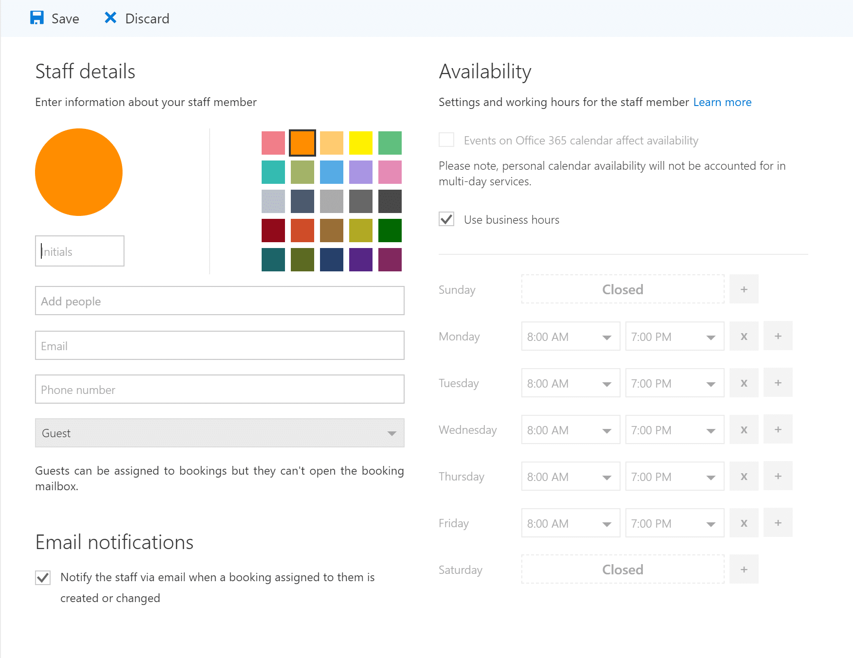 outlook bookings