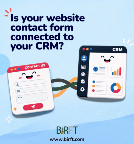 CRM contact form integration